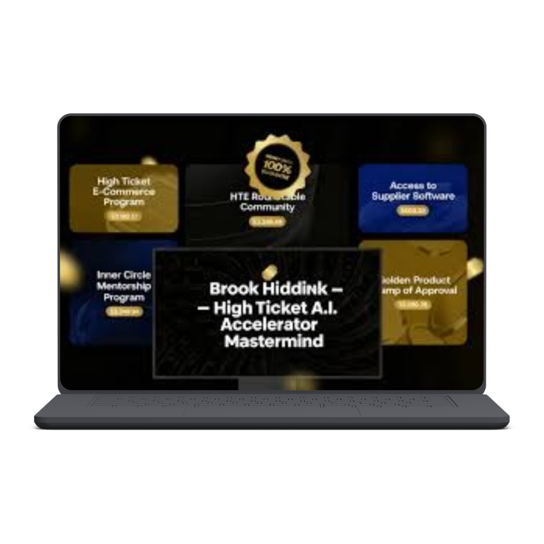 Brook Hiddink – High Ticket A.I. Accelerator Mastermind